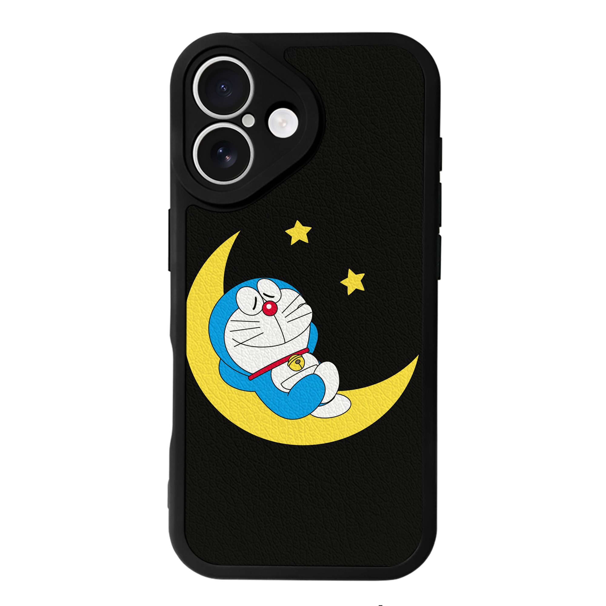 （画像用） ドラえもん Doraemon 【iPhone 16シリーズ対応】シリコンスマホケース（レザー調） 材質：シリコン
